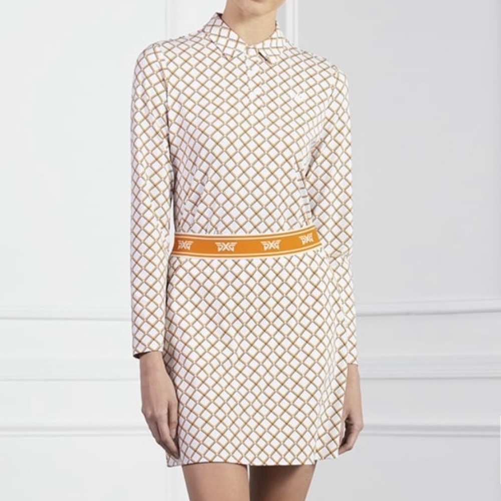 PXG harlequin long sleeve polo